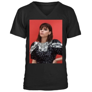 Felicity Jones Men's V-Neck T-Shirt