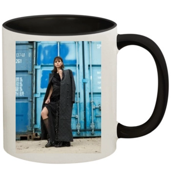 Felicity Jones 11oz Colored Inner & Handle Mug