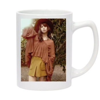 Felicity Jones 14oz White Statesman Mug