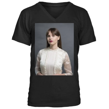 Felicity Jones Men's V-Neck T-Shirt