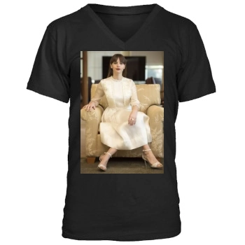 Felicity Jones Men's V-Neck T-Shirt