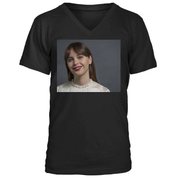 Felicity Jones Men's V-Neck T-Shirt