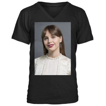 Felicity Jones Men's V-Neck T-Shirt