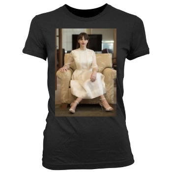 Felicity Jones Women's Junior Cut Crewneck T-Shirt