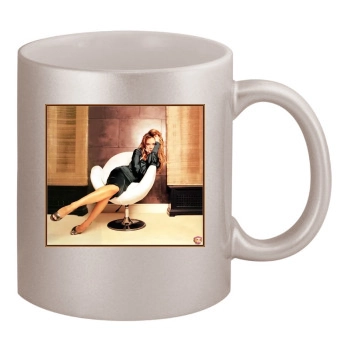 Victoria Beckham 11oz Metallic Silver Mug