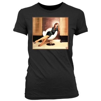 Victoria Beckham Women's Junior Cut Crewneck T-Shirt