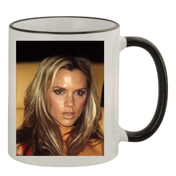 Victoria Beckham 11oz Colored Rim & Handle Mug