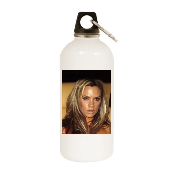 Victoria Beckham White Water Bottle With Carabiner