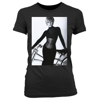 Victoria Beckham Women's Junior Cut Crewneck T-Shirt