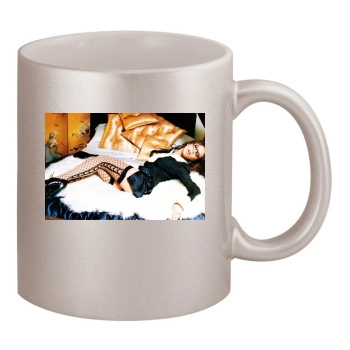 Victoria Beckham 11oz Metallic Silver Mug