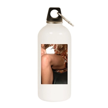 Victoria Beckham White Water Bottle With Carabiner