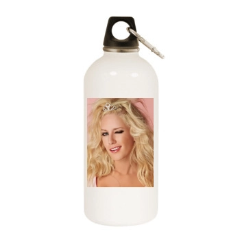 Heidi Montag White Water Bottle With Carabiner