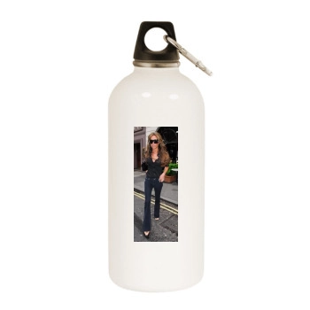 Victoria Beckham White Water Bottle With Carabiner