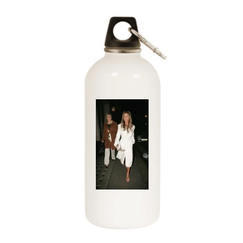 Victoria Beckham White Water Bottle With Carabiner