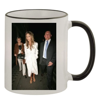 Victoria Beckham 11oz Colored Rim & Handle Mug