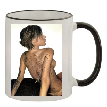 Victoria Beckham 11oz Colored Rim & Handle Mug