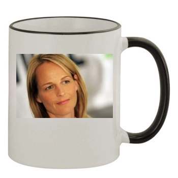 Helen Hunt 11oz Colored Rim & Handle Mug