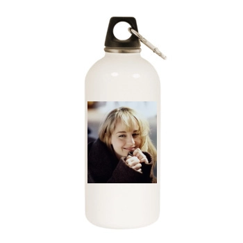 Helen Hunt White Water Bottle With Carabiner