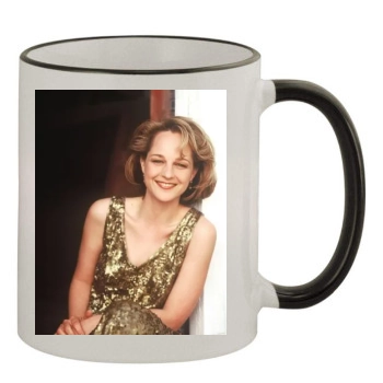 Helen Hunt 11oz Colored Rim & Handle Mug