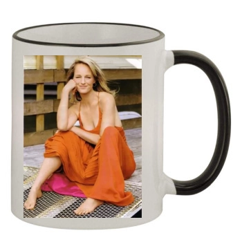 Helen Hunt 11oz Colored Rim & Handle Mug