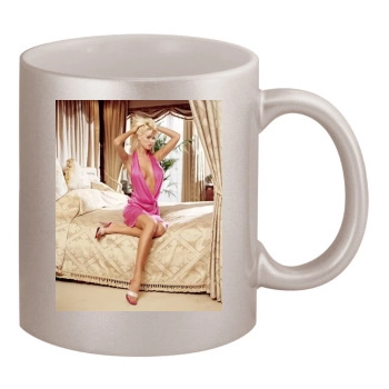 Victoria Silvstedt 11oz Metallic Silver Mug