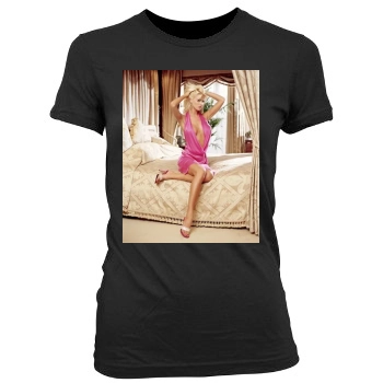 Victoria Silvstedt Women's Junior Cut Crewneck T-Shirt