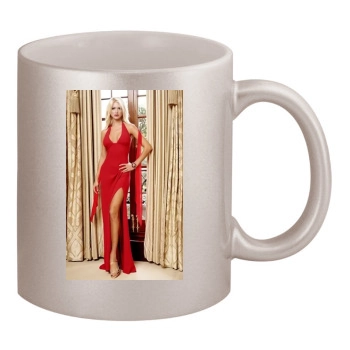 Victoria Silvstedt 11oz Metallic Silver Mug