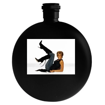 Whitney Houston Round Flask