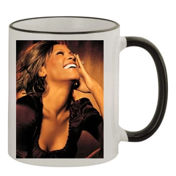 Whitney Houston 11oz Colored Rim & Handle Mug