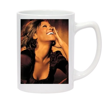 Whitney Houston 14oz White Statesman Mug