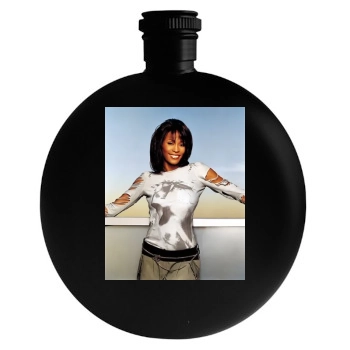 Whitney Houston Round Flask