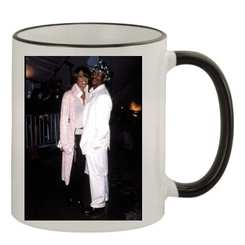 Whitney Houston 11oz Colored Rim & Handle Mug