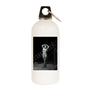 Geri Halliwell White Water Bottle With Carabiner