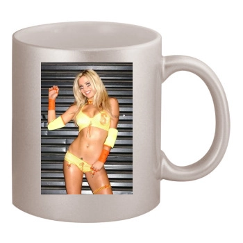 Willa Ford 11oz Metallic Silver Mug