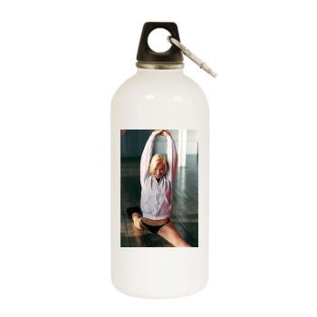 Geri Halliwell White Water Bottle With Carabiner