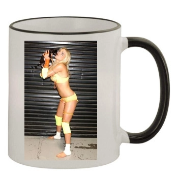 Willa Ford 11oz Colored Rim & Handle Mug