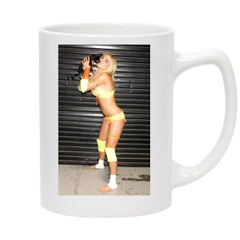 Willa Ford 14oz White Statesman Mug