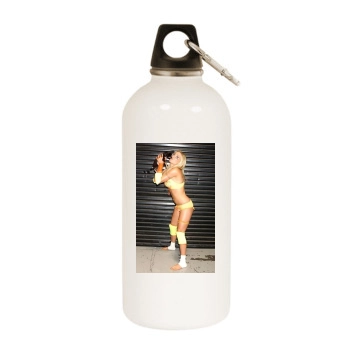 Willa Ford White Water Bottle With Carabiner