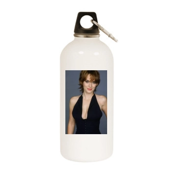 Winona Ryder White Water Bottle With Carabiner