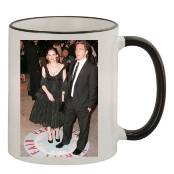 Winona Ryder 11oz Colored Rim & Handle Mug