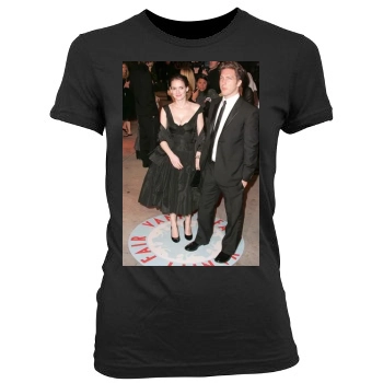 Winona Ryder Women's Junior Cut Crewneck T-Shirt