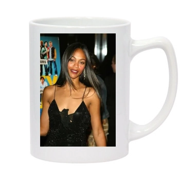 Zoe Saldana 14oz White Statesman Mug