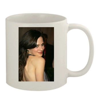 Zooey Deschanel 11oz White Mug