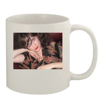 Zooey Deschanel 11oz White Mug