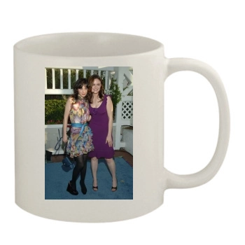 Zooey Deschanel 11oz White Mug