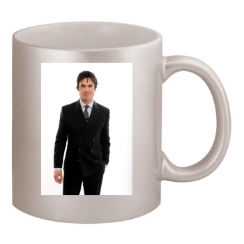 Ian Somerhalder 11oz Metallic Silver Mug