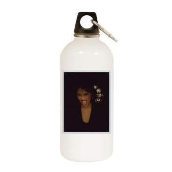 Imany White Water Bottle With Carabiner