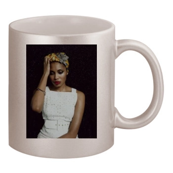 Imany 11oz Metallic Silver Mug