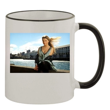 Indiana Evans 11oz Colored Rim & Handle Mug