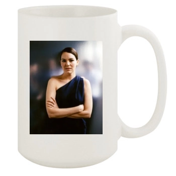 Jacinda Barrett 15oz White Mug